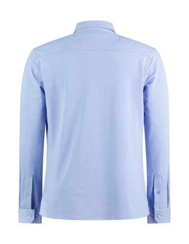 KUS-KK143-Tailored Fit Superwash® 60º Pique Shirt Long Sleeve
